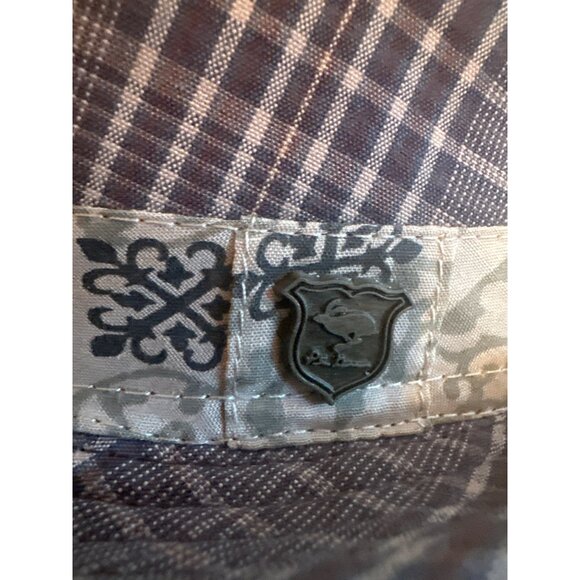 Peter Grimm L/XL Plaid Fedora Hat With Decorative Band Urban Street - Picture 3 of 5